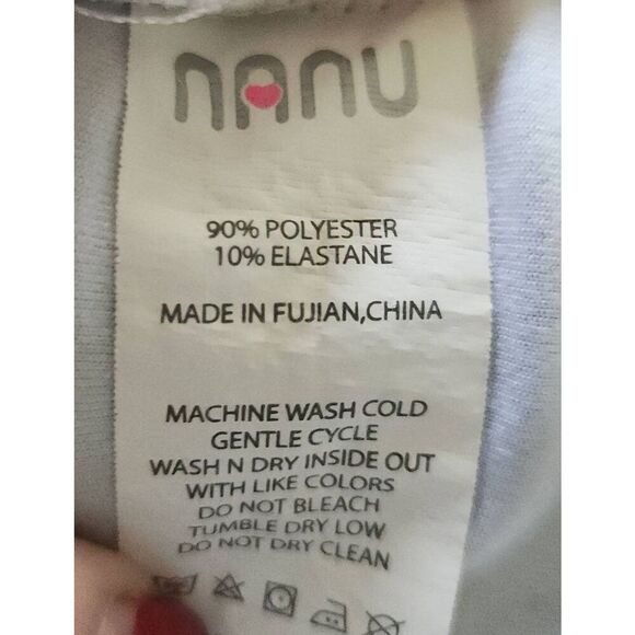 +29 Nanu top, long green w forest trees - Picture 7 of 7